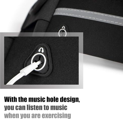 Running Belt Waist Packs,Workout Fanny Pack,Ultra Light Bounce Free Waist Pouch Fitness Workout Belt Sport Waist Pack for Women Men,Adjustable Waistband Bag for All Kinds of Phone (2 Pack-Black+Pink) in Kuwait