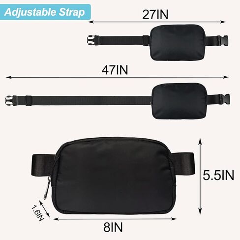 Fanny Pack for Running Women Crossbody Belt Bag Fashionable Cute Waist Pack Bum Bag for Travel Workout Hiking (Beige) in Saudi Arabia
