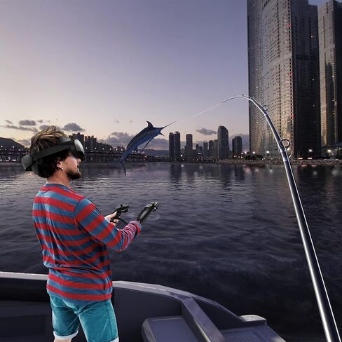 مجموعة ألعاب صنارة الصيد متوافقة مع وحدة تحكم Meta Oculus Pro VR لصيد الأسماك in Kuwait