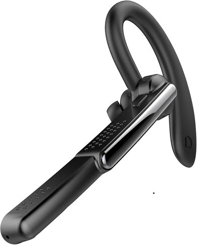 Wireless Headset Wireless Headphone Handsfree Call Earpiece Noise Cancelling Earbud Long Standby Time Earphone Compatible with Smart Cell Phones Trucker Car Driver Business Office Men Women (Grey) in Saudi Arabia