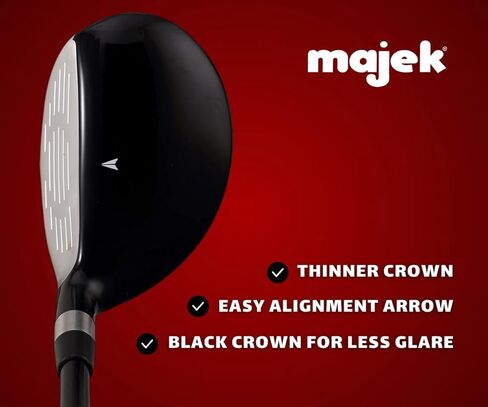 Majek Golf Senior Lady # 9 Hybrid Lady Flex اليد اليمنى الجديدة Utility L Flex Club in Saudi Arabia