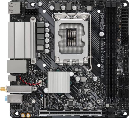 يدعم ASRock B760M-ITX/D4 WiFi معالجات Intel® Core™ من الجيل الثالث عشر والثاني عشر (LGA1700) in Saudi Arabia