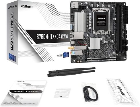 يدعم ASRock B760M-ITX/D4 WiFi معالجات Intel® Core™ من الجيل الثالث عشر والثاني عشر (LGA1700) in Saudi Arabia