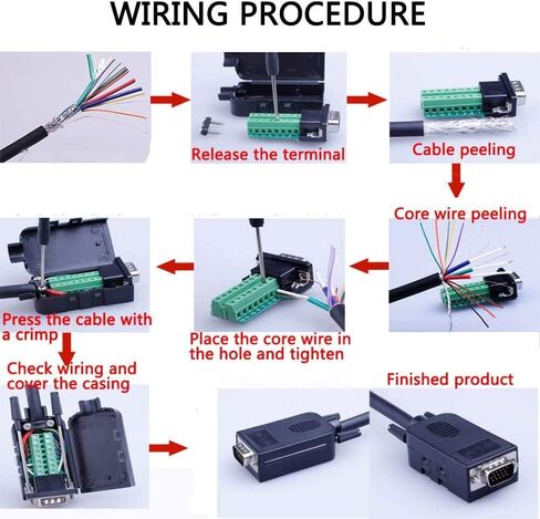 2 قطعة VGA DB15 3Row أنثى محول ، 16 مللي متر أرق حافظة معدنية لحام 3 + 9 D-SUB 15Pin محطة لوحة القطع موصل in Kuwait