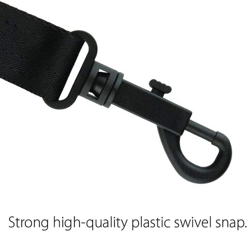 Pro Tec 22" (Regular) Padded Neoprene Saxophone Neck Strap with Plastic Swivel Snap, Black (N310P) in Saudi Arabia
