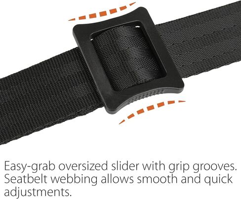 Pro Tec 22" (Regular) Padded Neoprene Saxophone Neck Strap with Plastic Swivel Snap, Black (N310P) in Saudi Arabia