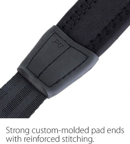 Pro Tec 22" (Regular) Padded Neoprene Saxophone Neck Strap with Plastic Swivel Snap, Black (N310P) in Saudi Arabia