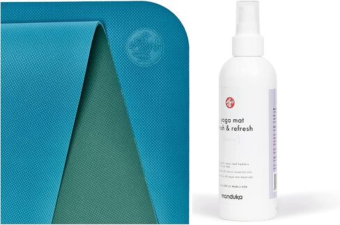 Manduka Begin Yoga Mat - Perfect for Beginners in Yoga & Pilates, Women and Men, 5mm Thick, Reversible, 68 inch (172cm) in Saudi Arabia