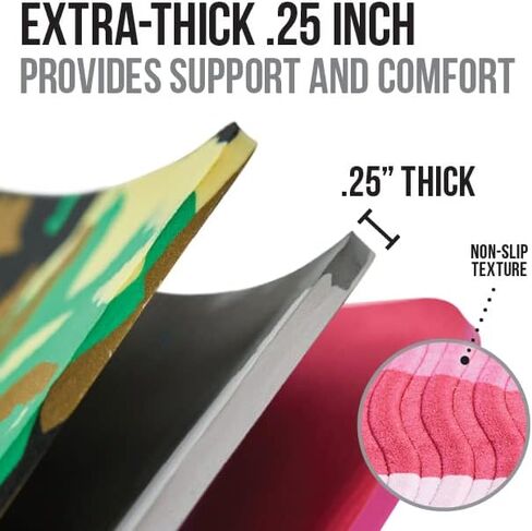 Hip/Booty Band 3-Pack - 3 Different Resistance Levels with Single 30-inch Shared Size + Gray Camouflage Lightweight and Durable Yoga/Exercise Mat in Saudi Arabia