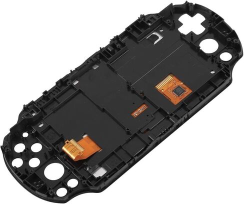شاشة LCD تعمل باللمس مجموعة محول رقمي مع إطار غطاء بديل لجهاز Sony Playstation PS Vita PSV 2000 وحدة تحكم الألعاب باللون الأسود in Kuwait