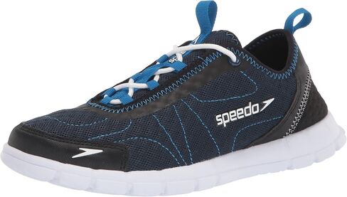Speedo Men's Hybrid Watercross Water Shoe, Navy/White in Saudi Arabia