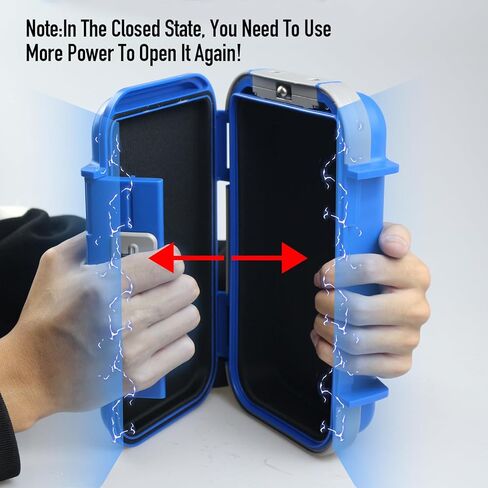 MRY Portable Lock Box Combination Security Case LockBox with Code Waterproof Anti-Theft Portable Safety Lock Box with Removable Chain (Black Color) in Saudi Arabia