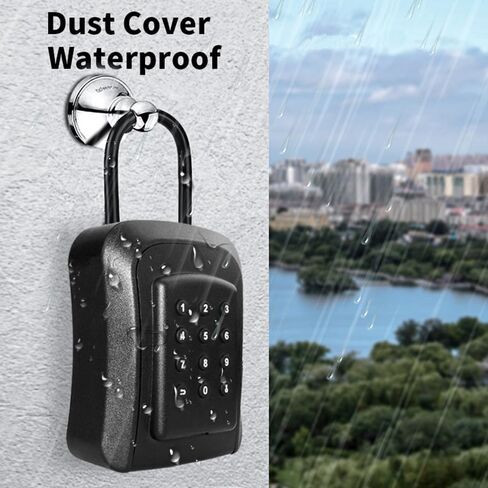 قفل صندوق ترقية صندوق القفل الذكي اللاسلكي لمفتاح المنزل في الهواء الطلق، باب معلق على الحائط، تطبيق صندوق المفاتيح الإلكتروني، مفتاح بلوتوث رقمي، رمز دبوس للوصول عن بعد آمن لمضيفي Airbnb in Kuwait