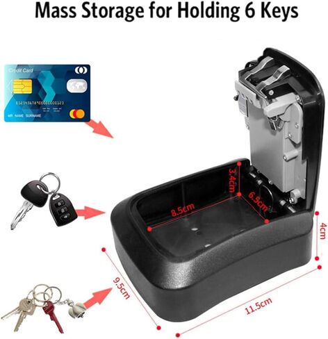 قفل صندوق ترقية صندوق القفل الذكي اللاسلكي لمفتاح المنزل في الهواء الطلق، باب معلق على الحائط، تطبيق صندوق المفاتيح الإلكتروني، مفتاح بلوتوث رقمي، رمز دبوس للوصول عن بعد آمن لمضيفي Airbnb in Kuwait