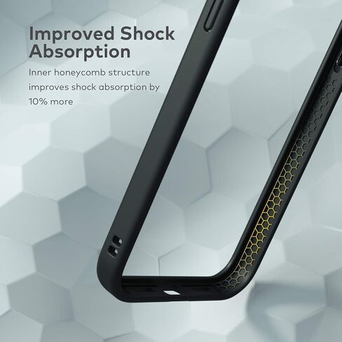 حافظة RhinoShield Bumper متوافقة مع [iPhone 12 Mini] | CrashGuard NX - غطاء حماية بتصميم نحيف ممتص للصدمات 3.5M / 11ft حماية من السقوط - أحمر in Saudi Arabia