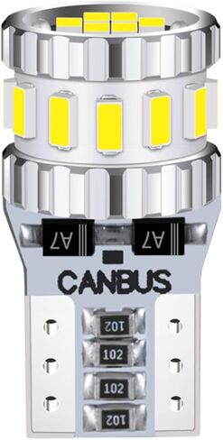 T10 194 LED Bulb 1 PCS Replacement License Plate Tag Light, Map lights, Front Rear Side Marker lights, Trunk Cargo Room Lights, Turn signal lights, Glove box lights in Saudi Arabia