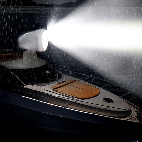 قارب بقعة ضوء الأضواء البحرية للقوارب البحث أضواء LED لاسلكي للتحكم عن بعد 60 واط 12-24 فولت in Kuwait