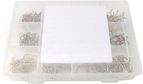 270 قطعة خط الوقود خرطوم أنابيب مشابك زنبركية مجموعة متنوعة للدراجات النارية سكوتر ATV (10 حجم 5/6/7/8/9/10/11/12/13/14 مللي متر) in Kuwait