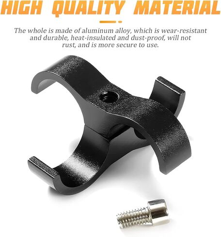 4PCS Hose Separator Clamp, Aluminum Fuel Line Mounting Clamps with Wrench, Divider Hose Fitting Adapter Fit for Fuel Hose, Oil Line, Brake Line, Water Pipe and Gas Line (4AN) in Saudi Arabia