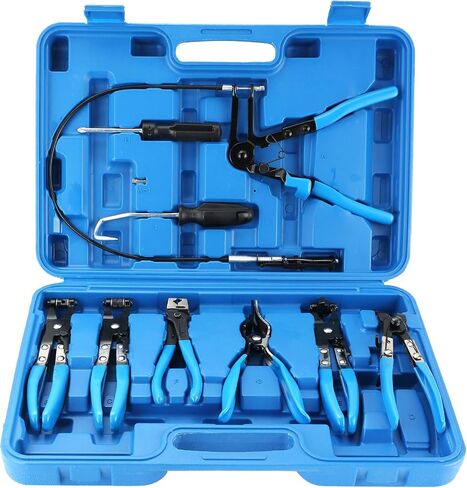 DASBET 9pcs Wire Long Reach Hose Clamp Pliers Set Fuel Oil Water Hose Auto Tools in Saudi Arabia