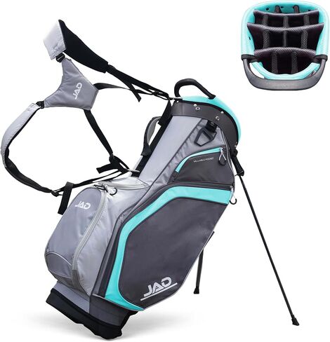 JAD PRO Golf، حقيبة جولف يومية ممتازة للرجال والنساء، فواصل علوية بـ 14 اتجاهًا، خفيفة الوزن للغاية، سهلة الحمل، جيوب كبيرة للملحقات، متينة مقاومة للماء in Saudi Arabia