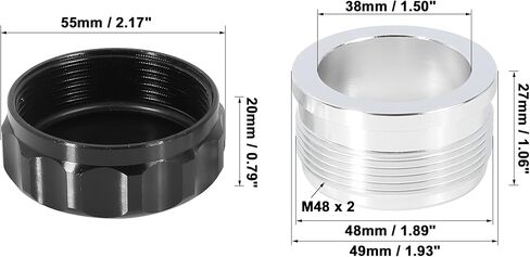 X AUTOHAUX 1.5" ID Aluminium Alloy Automobile Weld on Filler Neck Cap Oil Fuel Tank Silver Tone Black in Saudi Arabia