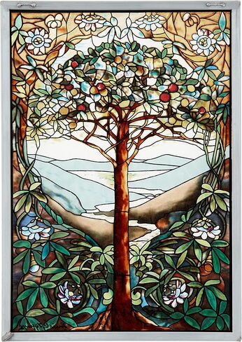 Stained Glass Panel - Van Gogh Sunflowers Stained Glass Window Hangings - Art Glass Window Treatments in Saudi Arabia