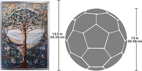 Stained Glass Panel - Van Gogh Sunflowers Stained Glass Window Hangings - Art Glass Window Treatments in Saudi Arabia