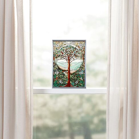 Stained Glass Panel - Van Gogh Sunflowers Stained Glass Window Hangings - Art Glass Window Treatments in Saudi Arabia