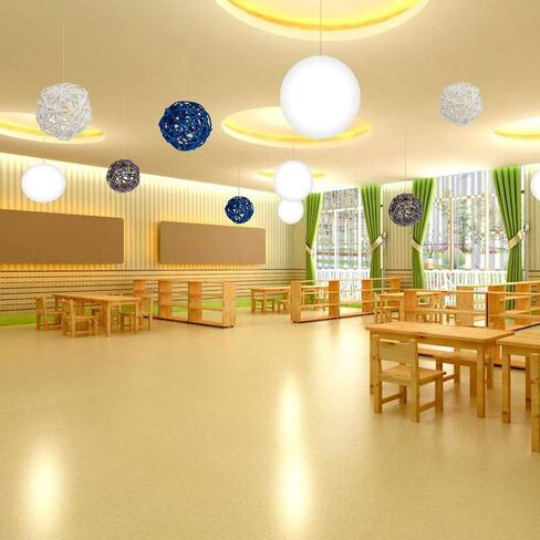 15 قطعة من كرات الخوص الروطان لطاولة الزفاف وحفلات الكريسماس لتزيين الأطباق، وحشو المزهرية، وديكور طاولة القهوة، وديكور حفلات الزفاف، وديكور معلق للحديقة (بني رمادي طبيعي) in Kuwait