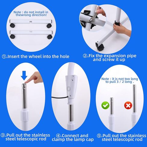 Infrared-Light-Red-Heat-lamp - 275W Near Red Infrared Heat Lamp for Relieve Joint Pain and Muscle Aches for Body Standing Heat Lamp in Kuwait