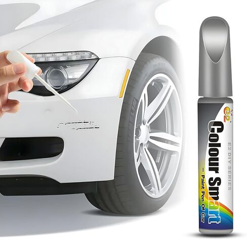 2 in 1 Car Touch Up Paint Brush, Auto Quick Waterproof Scratch Repair Remover kit, Fill Paint Pen for Vehicles Minor Scratch Repair Tool (Pearl White) in Kuwait