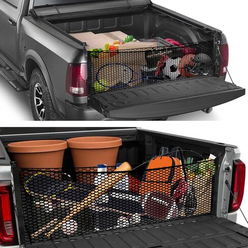 Truck Bed Cargo Net for Trunk Storage，Mesh Storage Cargo Trunk Organize Grocery Holder，Cargo Net for Pickup Truck Bed Automotive Cargo Nets in Saudi Arabia
