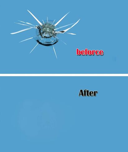 طقم إصلاح الزجاج الأمامي DIY أداة تجديد الزجاج الأمامي لتلميع نافذة السيارة (ورق) in Kuwait