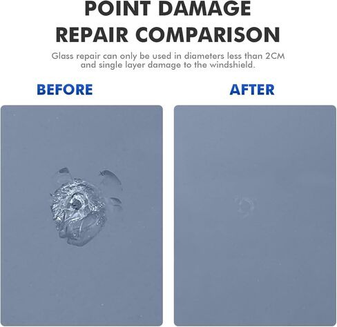 طقم إصلاح الزجاج الأمامي، طقم إصلاح الزجاج الأمامي للشقوق التلقائية، طقم إصلاح شرائح الزجاج الأمامي للسيارة مع محاقن الضغط، قطعتان من راتنج إصلاح الزجاج الأمامي لإصلاح الشقوق والرقائق والخدوش على شكل نجمة in Kuwait