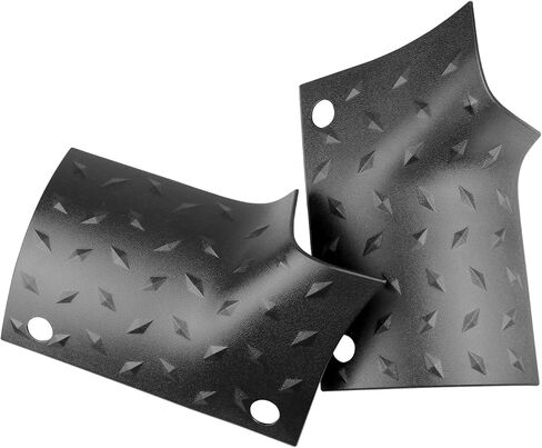 غطاء درع البقرة الجانبي للجسم الخارجي درع الزاوية متوافق مع جيب رانجلر JL Sahara Sport Sports Rubicon & Moab 2018 2019 - زوج (أسود محكم) in Kuwait