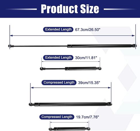 X AUTOHAUX 4pcs Front Hood & Rear Liftgate Lift Support Gas Struts Gas Spring Shock for BMW E85 Z4 2003-2008 in Saudi Arabia