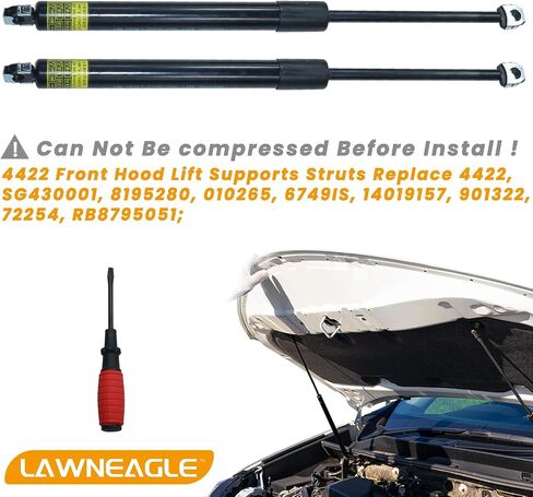 2 Pack Front Hood Lift Supports Gas Springs Replaces 4422 SG430001 for 1982-1992 Chevrolet Camaro Base Berlinetta Sport IROC-Z LT RS Z28 1982-1992 Pontiac Firebird Base Formula Trans Am in Saudi Arabia