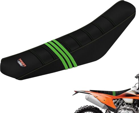 Universal Gripper Dirt Bike Seat Cover - Ribbed Dirt Bike Seat Cover for Motorcycle Enduro Bike Neon in Saudi Arabia