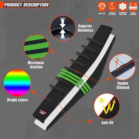 Universal Gripper Dirt Bike Seat Cover - Ribbed Dirt Bike Seat Cover for Motorcycle Enduro Bike Neon in Saudi Arabia