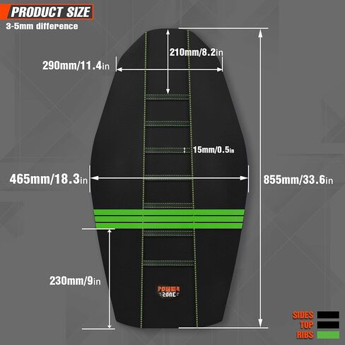 Universal Gripper Dirt Bike Seat Cover - Ribbed Dirt Bike Seat Cover for Motorcycle Enduro Bike Neon in Saudi Arabia