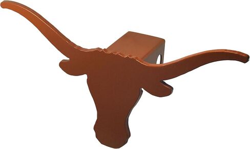 Solid Metal Customer Shaped Hitch Cover (Texas Longhorns) in Saudi Arabia