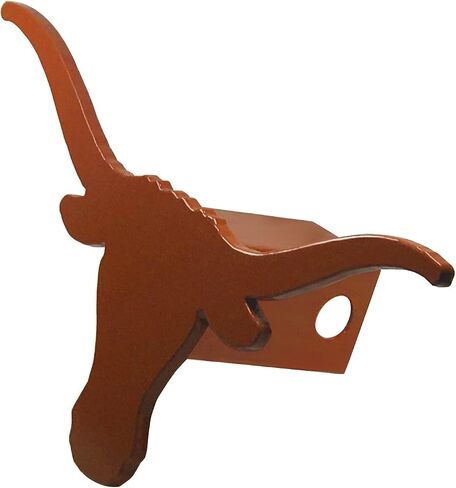 Solid Metal Customer Shaped Hitch Cover (Texas Longhorns) in Saudi Arabia