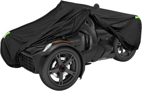 Waterproof Full Cover Replace for Can-Am Spyder F3, 420D Oxford Heavy Duty All Weather Cover with Reflective Strips for Snow Rain Dust Hail Protection (Spyder 105) in Saudi Arabia