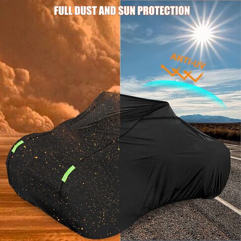 Waterproof Full Cover Replace for Can-Am Spyder F3, 420D Oxford Heavy Duty All Weather Cover with Reflective Strips for Snow Rain Dust Hail Protection (Spyder 105) in Saudi Arabia