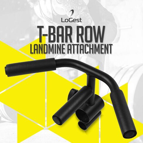 ملحق الألغام الأرضية من LoGest T Bar Row - مقبض الألغام الأرضية خفيف الوزن لرفع الأثقال يناسب الحديد القياسي أو الأولمبي للرفع الميت والقرفصاء والسحب يقوي عضلات الظهر والعضلات الأساسية ملحق صف T Bar in Kuwait
