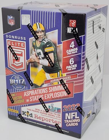 صندوق ناسف لبطاقات التداول لكرة القدم NFL من Donruss Elite لعام 2022 (24 بطاقة/صندوق) in Kuwait