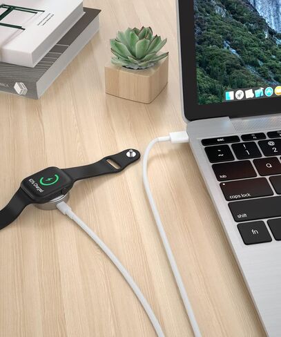 RUXELY Magnetic Charger Adapter for Apple Watch,Reuse USB-C or iPhone Power Cable,Portable Travel Wireless Cordless Charging Dock for iWatch Ultra,Series SE 8 7 6 5 4 3 2 1 44mm 42mm 40mm 38mm in Saudi Arabia