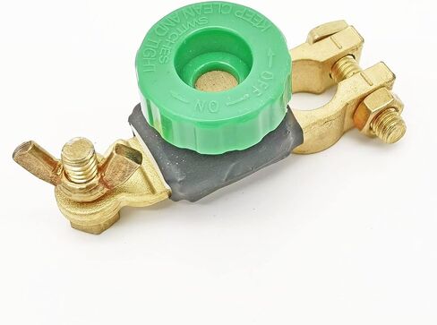 مفتاح البطارية 12 فولت - 24 فولت، مفتاح فصل البطارية العلوي، عازل المفتاح الرئيسي للبطارية لقطع الطاقة السالبة (إصدار صامولة الجناح النحاسي) in Kuwait