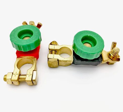 مفتاح البطارية 12 فولت - 24 فولت، مفتاح فصل البطارية العلوي، عازل المفتاح الرئيسي للبطارية لقطع الطاقة السالبة (إصدار صامولة الجناح النحاسي) in Kuwait